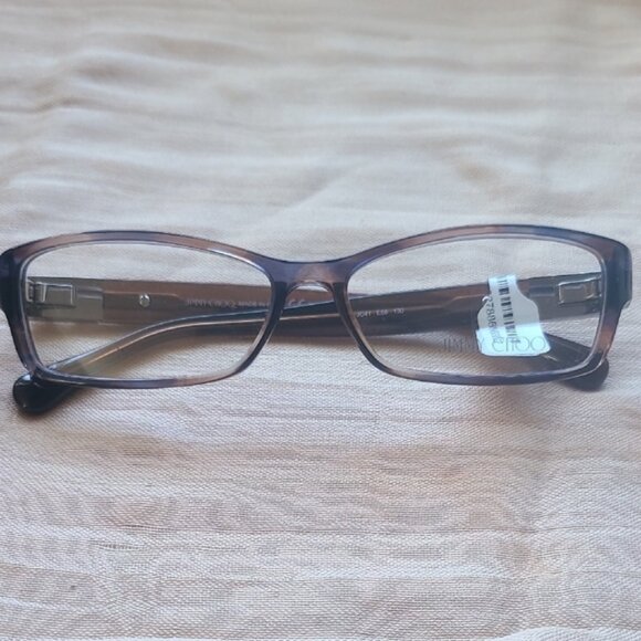 NEW & AUTHENTIC EYEGLASSES JIMMY CHOO MODEL- JC41, SIZE 53-14-130, COLOR E68 - Picture 3 of 4
